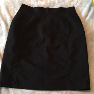 H & M Skirt - Black, business suit bottom. SZ 6